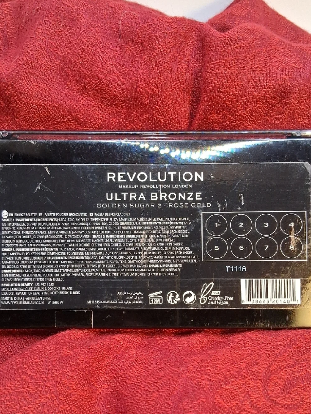 Makeup Revolution eight warm